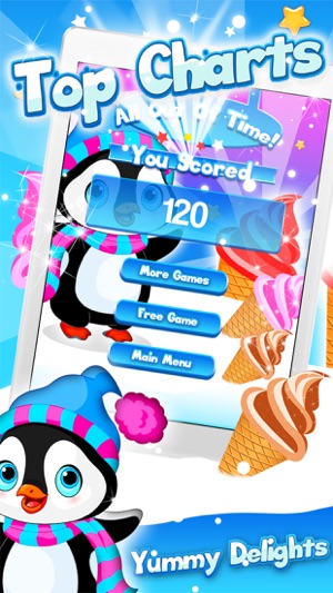 Arctic Penguin Monty in the Frozen Ice Cream Club Hunt Free (圖5)-速報App