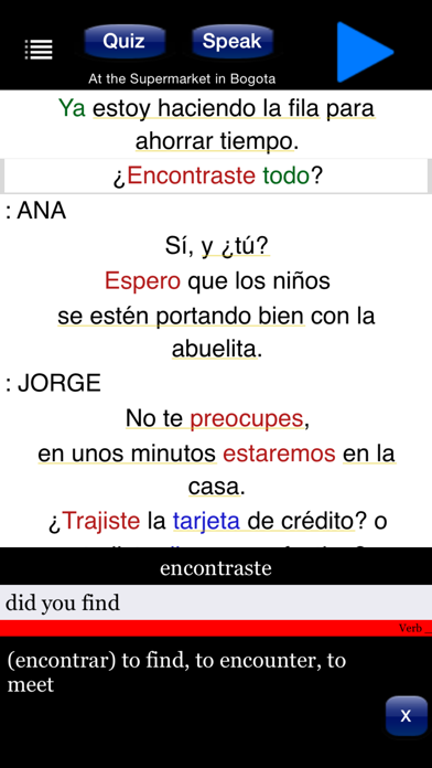 How to cancel & delete Spanish in Context: Language Learning with Texts & Conversation from iphone & ipad 1