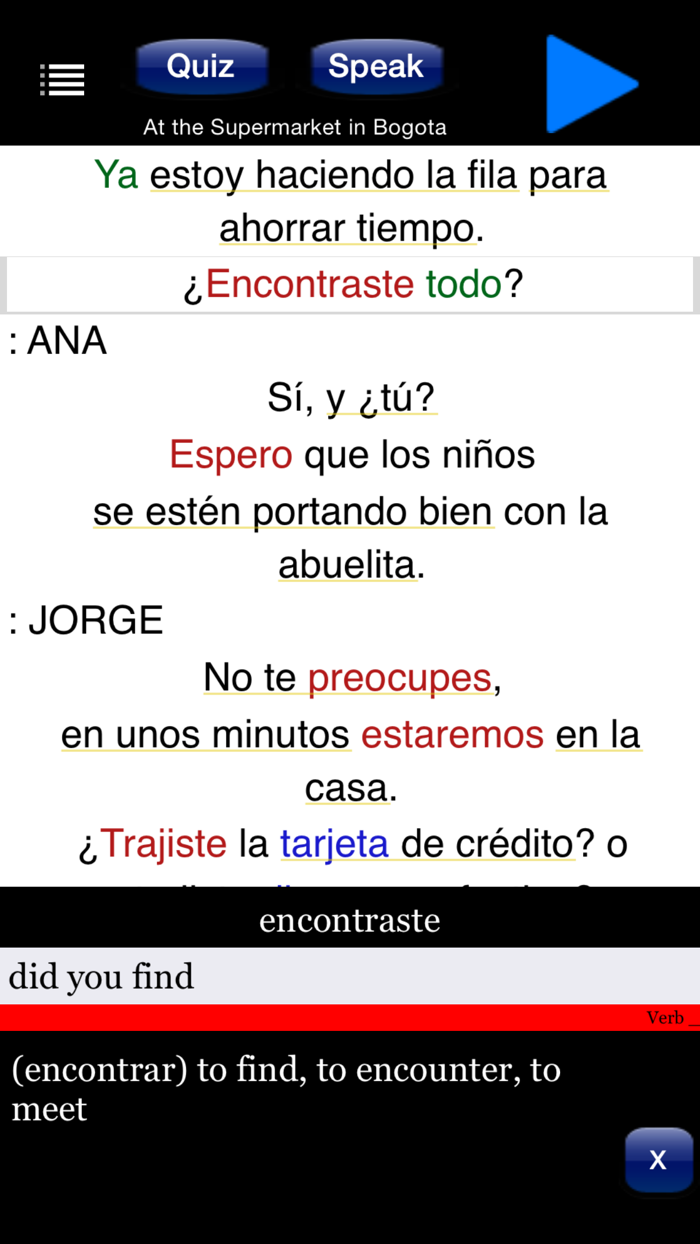 Spanish in Context Language Learning with Texts  Conversation