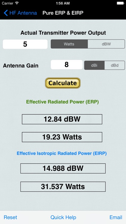 HF Beam Antenna Calculator