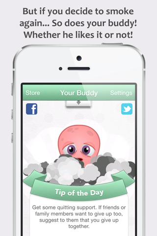 Quitting Buddy - The Stop Smoking App with a Difference screenshot 3