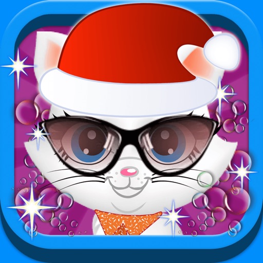 Christmas Cute Pet care ,spa ,dress up - Free Kids Game Icon