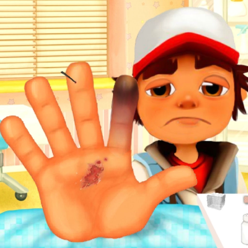 Hand Surgery With Subway Surfers Edition