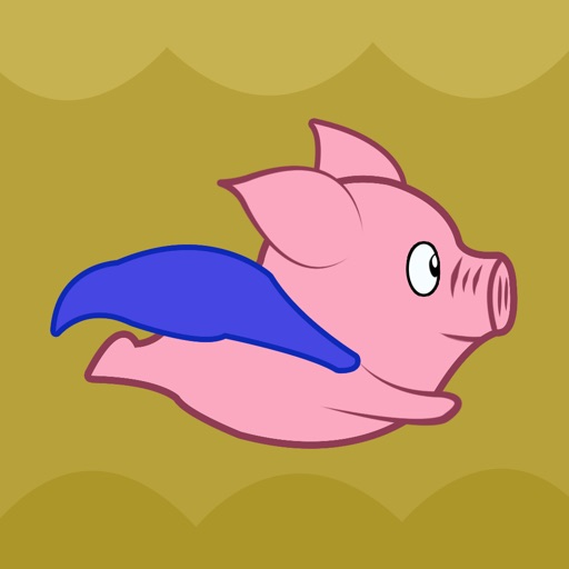 Flying Pig Fun Adventure Icon