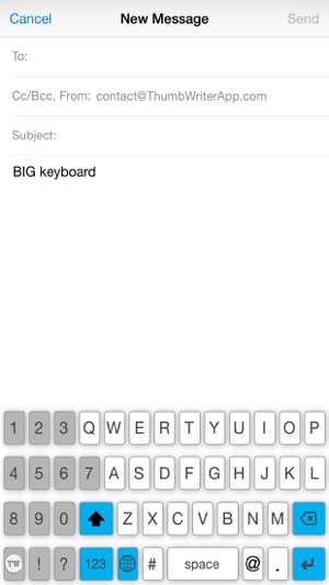 ThumbWriter One Handed Keyboard(圖5)-速報App