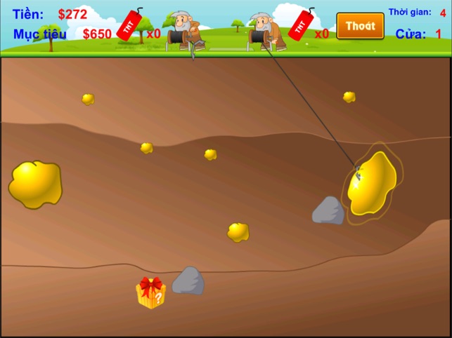 Đào vàng đôi - Gold Miner 2 Player