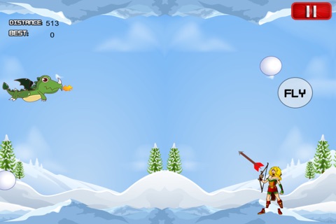 Flying Fire Breathing Dragon - Epic Blazing Beast Challenge Free screenshot 3
