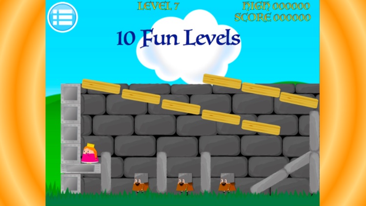 Medieval Mayhem - Throw Rocks Hit Guards Rescue Princess Puzzle screenshot-3