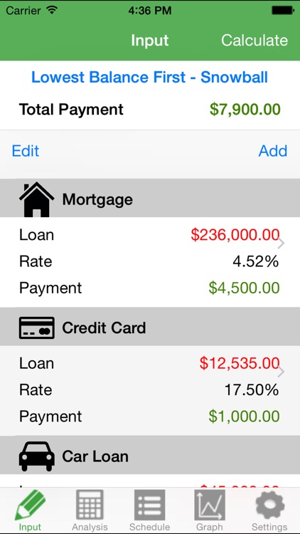Debt Free Calculator screenshot-4