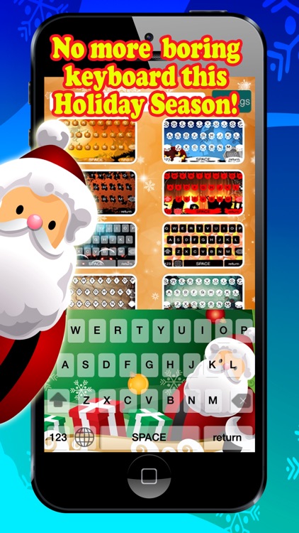 A Christmas Keyboard - Cool Color Xmas Theme Customization