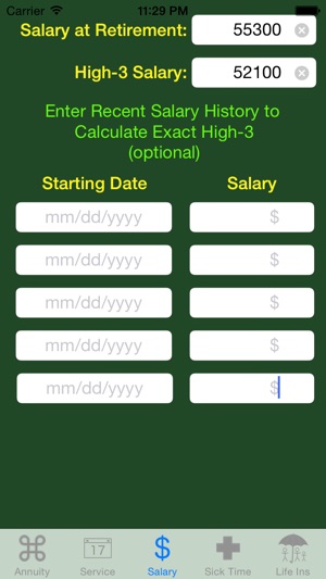 FedCalc FERS and CSRS Annuity Calculator(圖3)-速報App