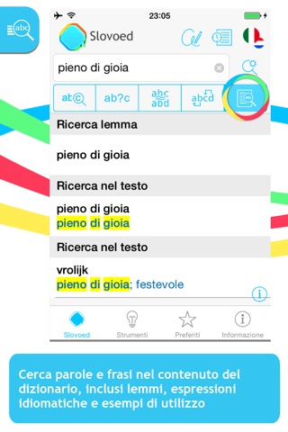 Dutch <-> Italian Slovoed Compact talking dictionary screenshot 2