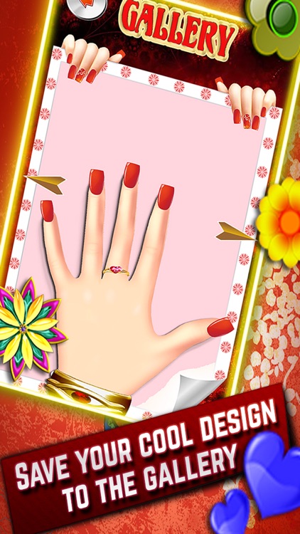 A Beauty Nail Parlor - Girls Loving Decorative and Glittering Nails