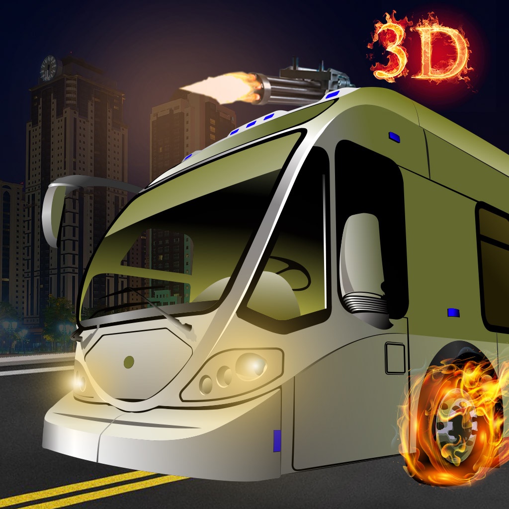 `A 3D Bus Shooting Simulator Race icon