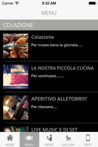 Alletorri cafè screenshot 2