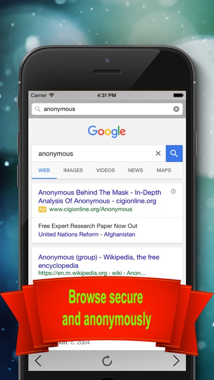 Private Browser - Private & Anonymous web browser screenshot-3