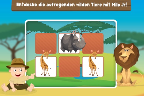 Milo's Safari cartoon for Tots screenshot 4