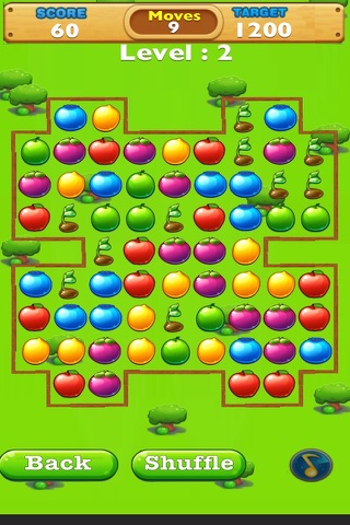 Fruit Crush : Addictive Swap - amazing match three puzzle saga screenshot 2