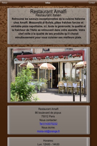 Restaurant Amalfi screenshot 2