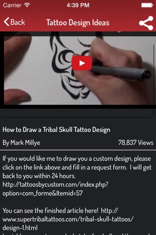 Tattoo Designs Guide screenshot 3