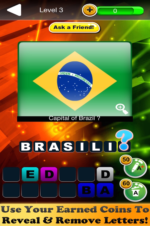Quiz Pic World Capitals - Famous Cities Testing Game screenshot 3