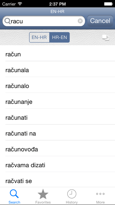 How to cancel & delete Croatian<>English Dictionary from iphone & ipad 1