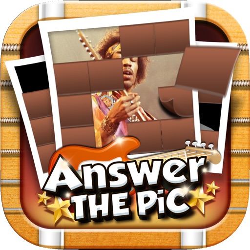 Answers The Pics : Guitarists Trivia Reveal Photo Puzzles Games icon