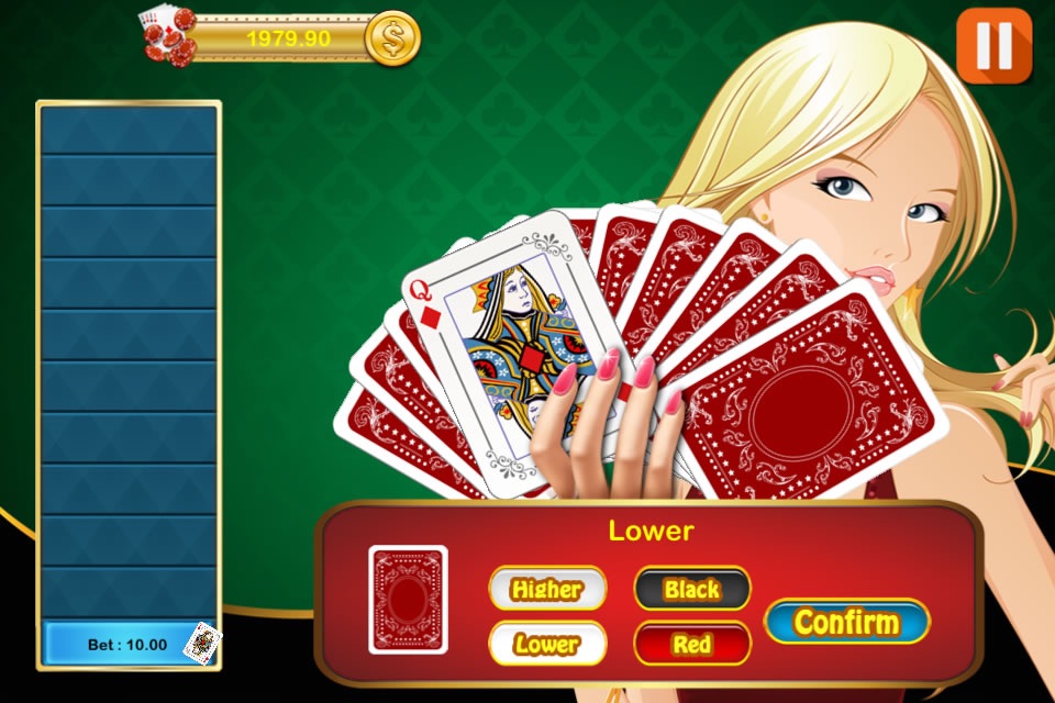 HiLo Card Casino Game screenshot 3