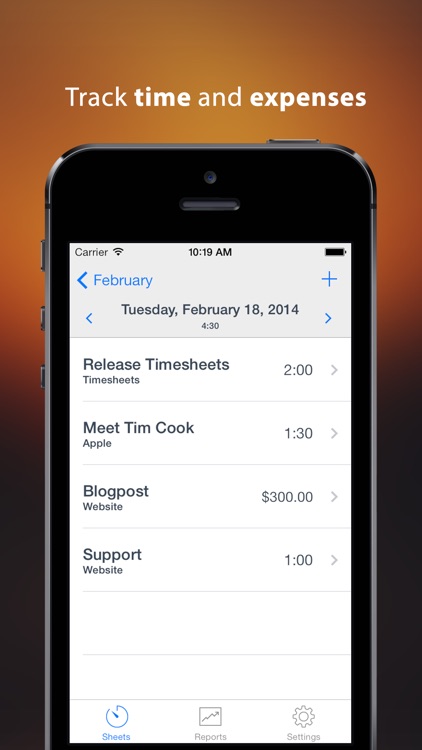 Timesheets ~ time tracker and billing screenshot-0