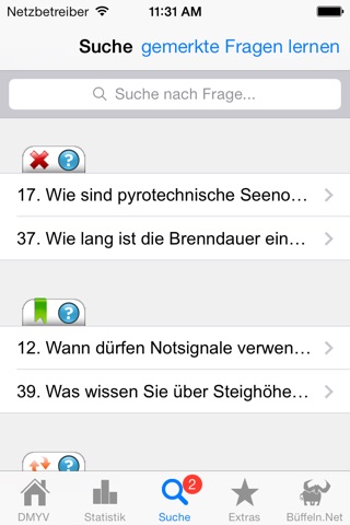 Fachkundenachweis für Seenotsignalmittel des DMYV screenshot 3