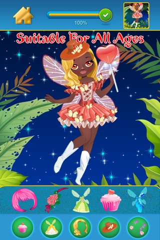 My Secret Fairy Land Copy And Draw Dressing Up Club Game - Advert Free App screenshot 2