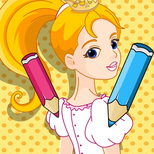 Princess Coloring Book for Girls: Learn to Color Cinderella, Kingdom, Castle, Frog and more