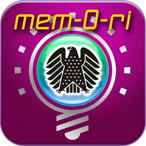 Mem-O-ri Germany Quiz - learn all the names, capitals, flags and locations of the German federal states Icon