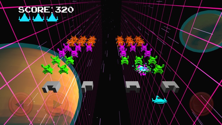 Invasion - 8bit 3D Arcade Shooter screenshot-3