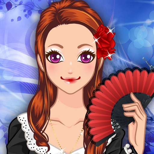 Flamenco Girl Make Up Salon - Pretty makeover game for girls and kids Icon