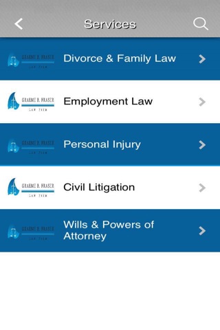 Graeme B. Fraser Law Firm screenshot 2