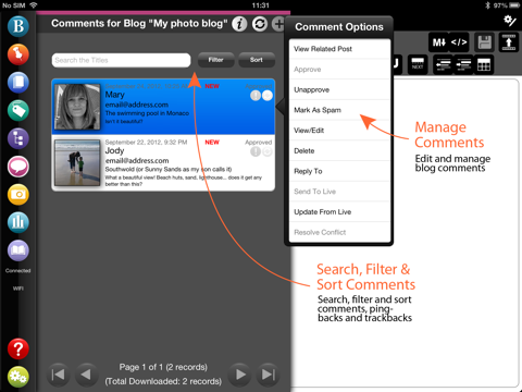 BlogPad Pro for WordPress & Blogger screenshot 4