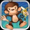 Monkey Jump  --  Mojo Super Fun  Free Adventure Game Collecting Bananas