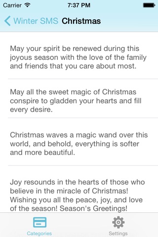 Winter SMS Quotes - Christmas and New Year Messages screenshot 2