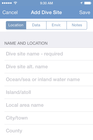 Splash Dive Site Logger screenshot 3