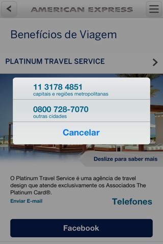 Cartões Amex screenshot 4