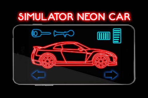 Simulator Neon Car screenshot 2