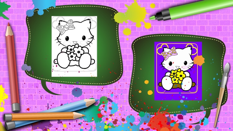 Kitty Coloring Funny