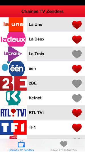 ► Programme TV Gids Belgique : programme