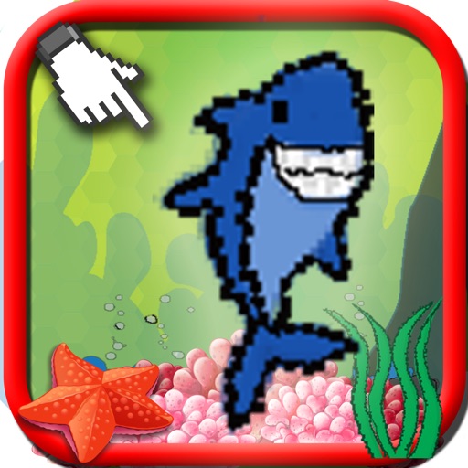 Swing Sharky – A deep sea shark swimming game Icon