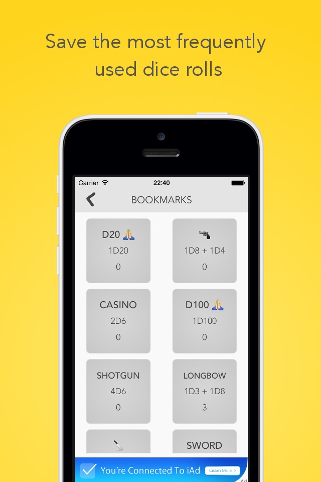 Dice - Your app for RPGs, wargames and board games screenshot 2