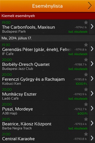 Budapest Party Locator screenshot 2