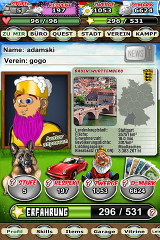 Bundeskampf.de screenshot 2