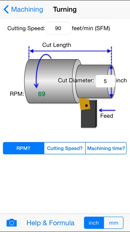 Machining App for Machinists with Milling Turning and Drilling References