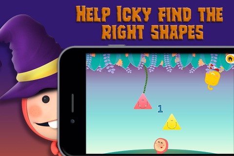 Monster Shapes Puzzle for Kids Halloween Theme FULL screenshot 4